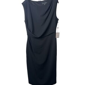 Laundry By Shelli Segal Black Midi Dress